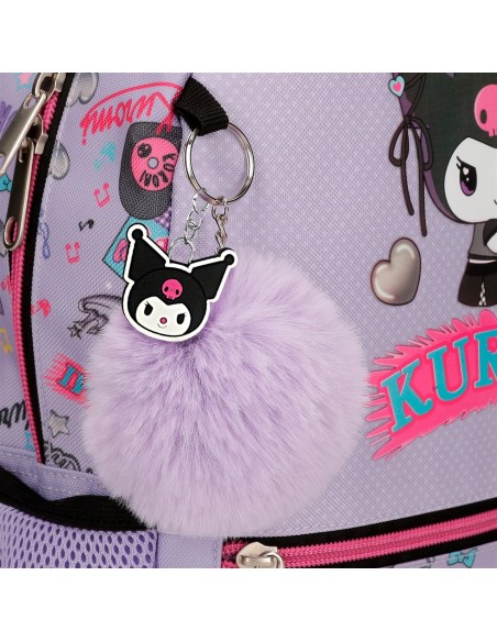 MOCHILA ADAP. 38CM. KUROMI RETROPOP